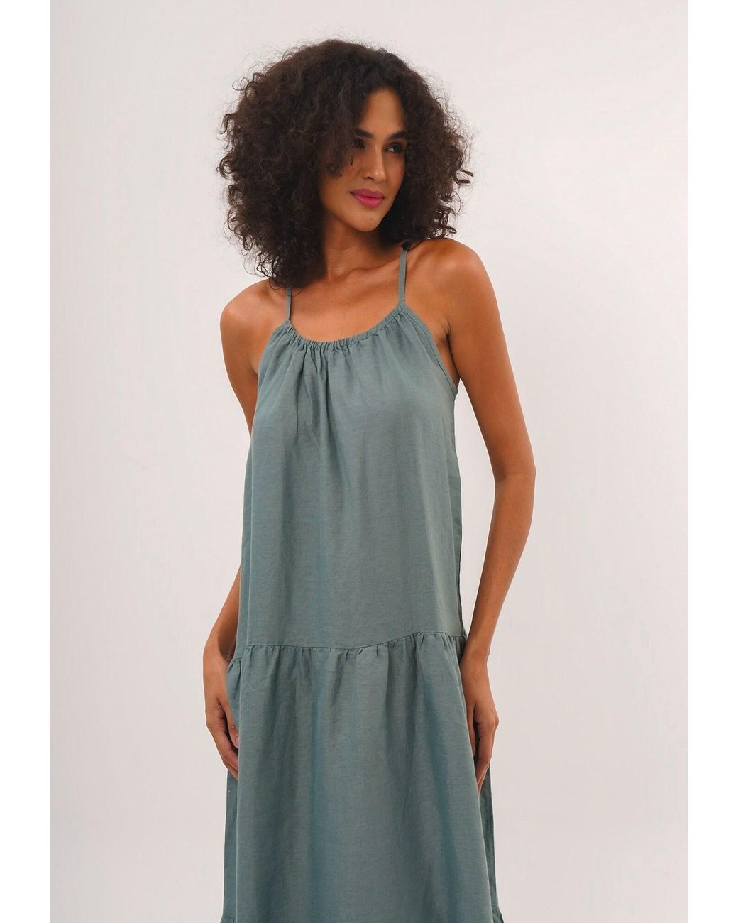 FRESHLIONS Green Sommerkleid Jeanna