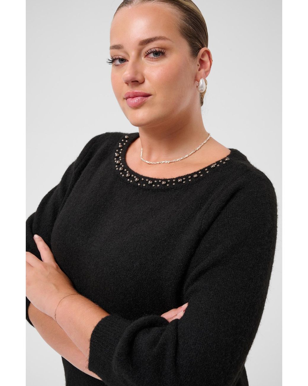 Kaffe Black Pullover Selia