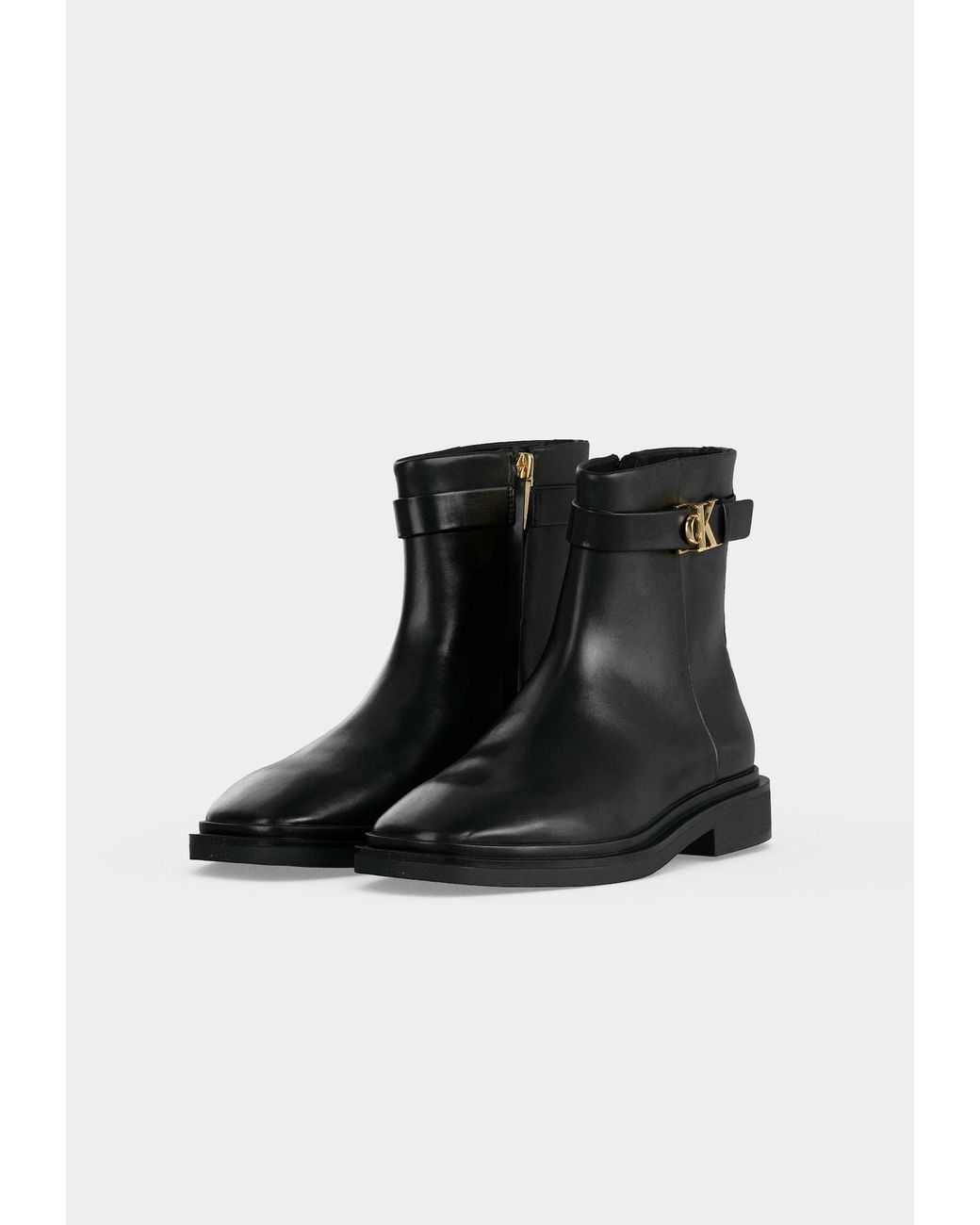 Calvin Klein Black Ankle Boots