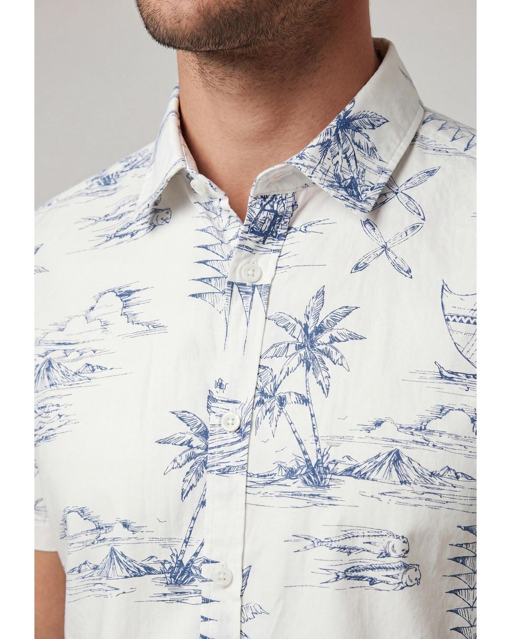 INDICODE Hemd Quint in White für Herren
