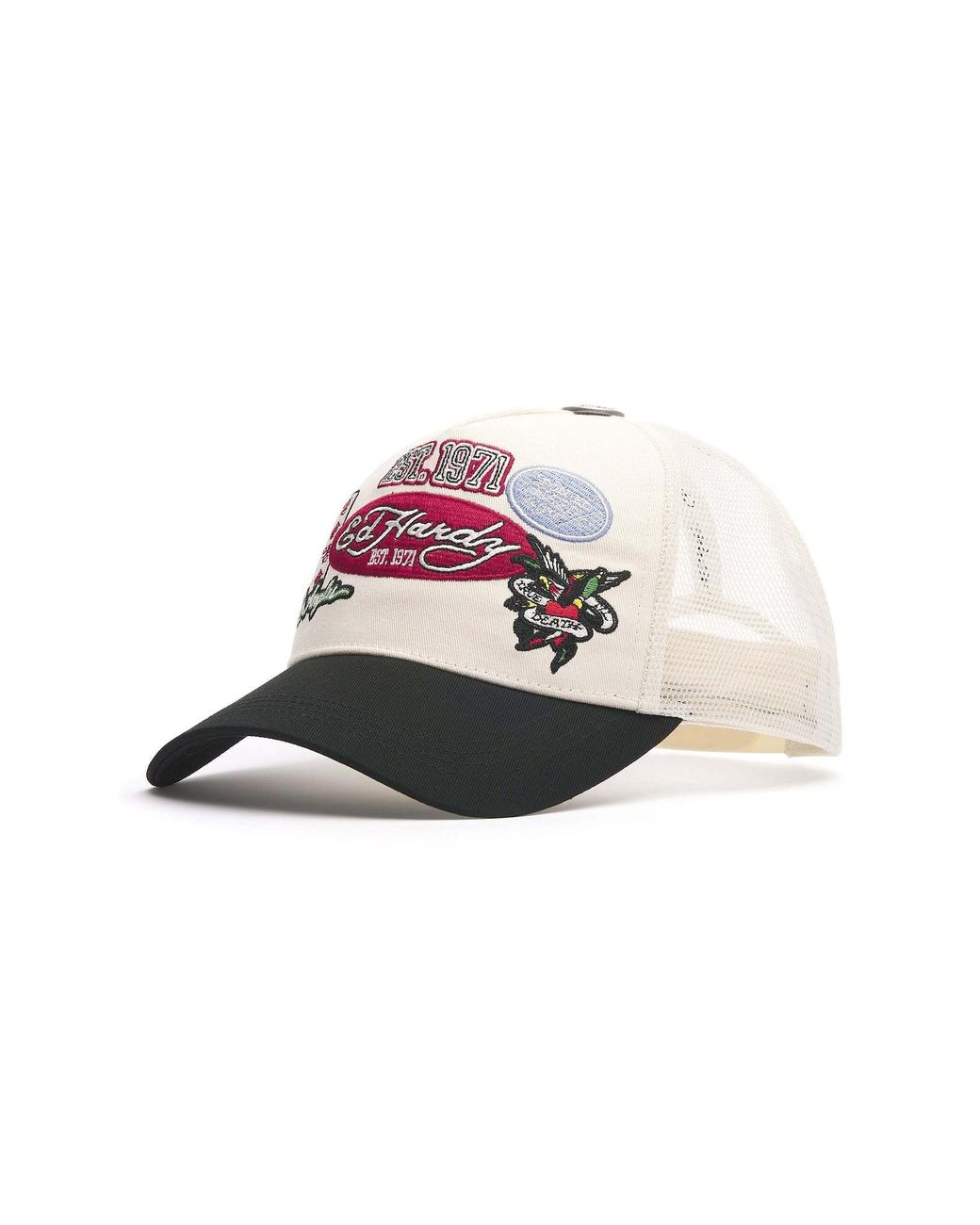 Ed Hardy Multicolor Cap Est 1971 Varsity