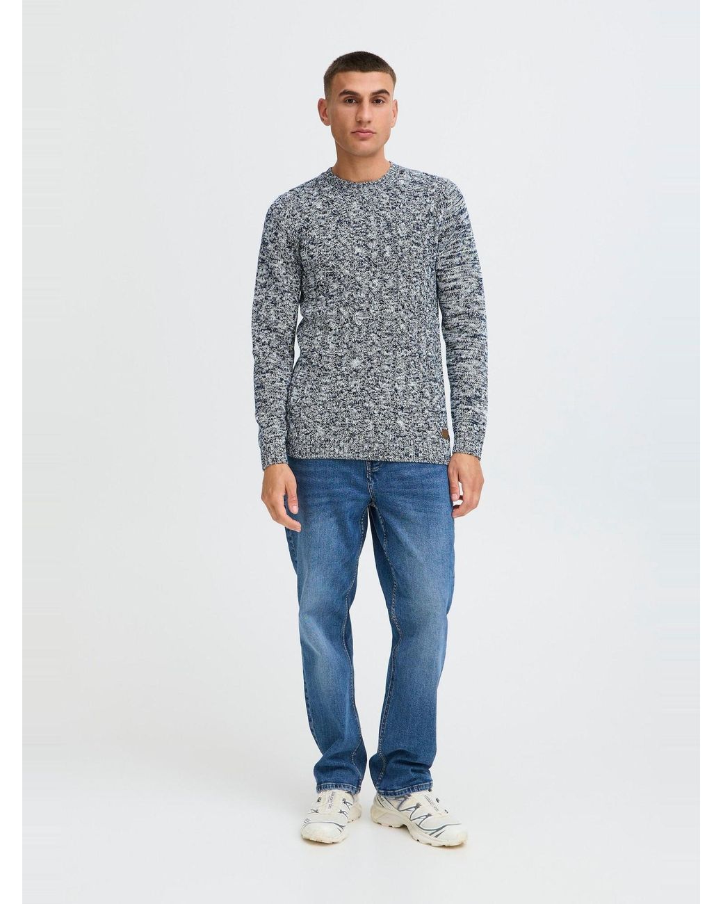 Solid Pullover Sdricco in Blue für Herren