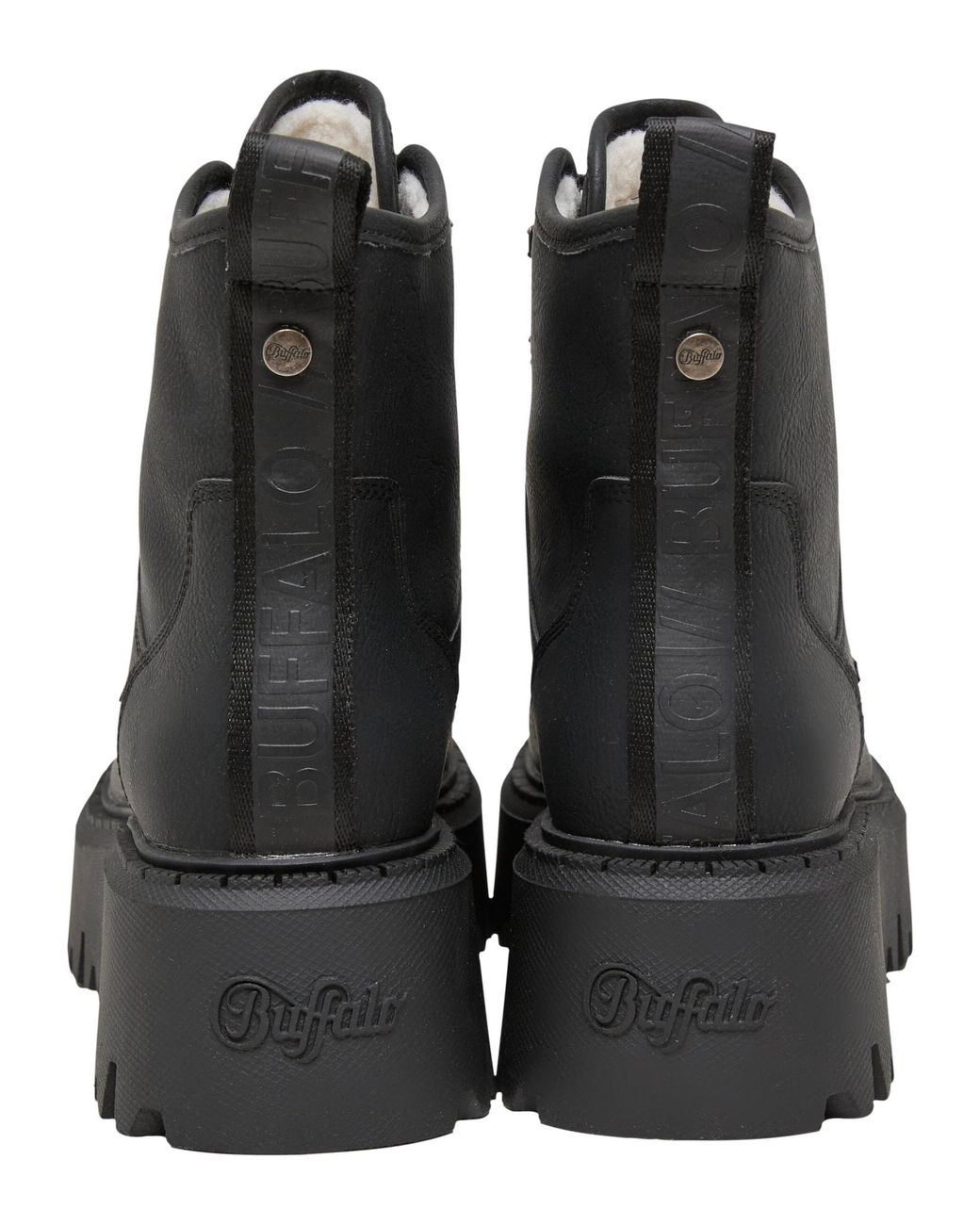 Buffalo Black Schnürstiefelette Aspen