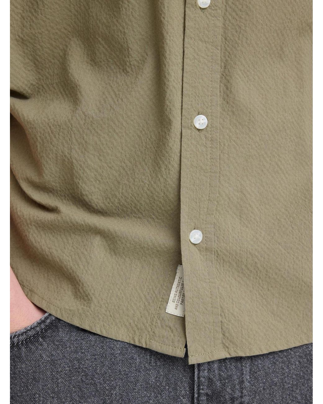 Blend Kurzarmhemd Bhavan in Green für Herren
