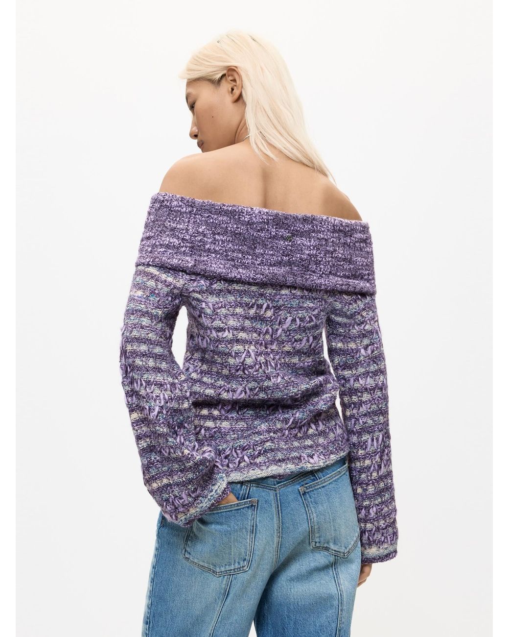 Desigual Purple Pullover