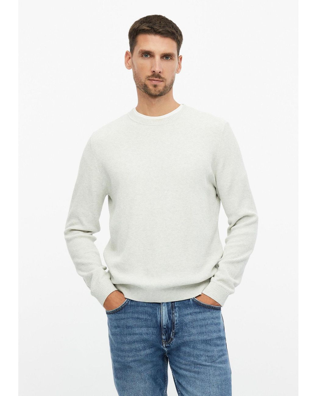 S.oliver Pullover in White für Herren