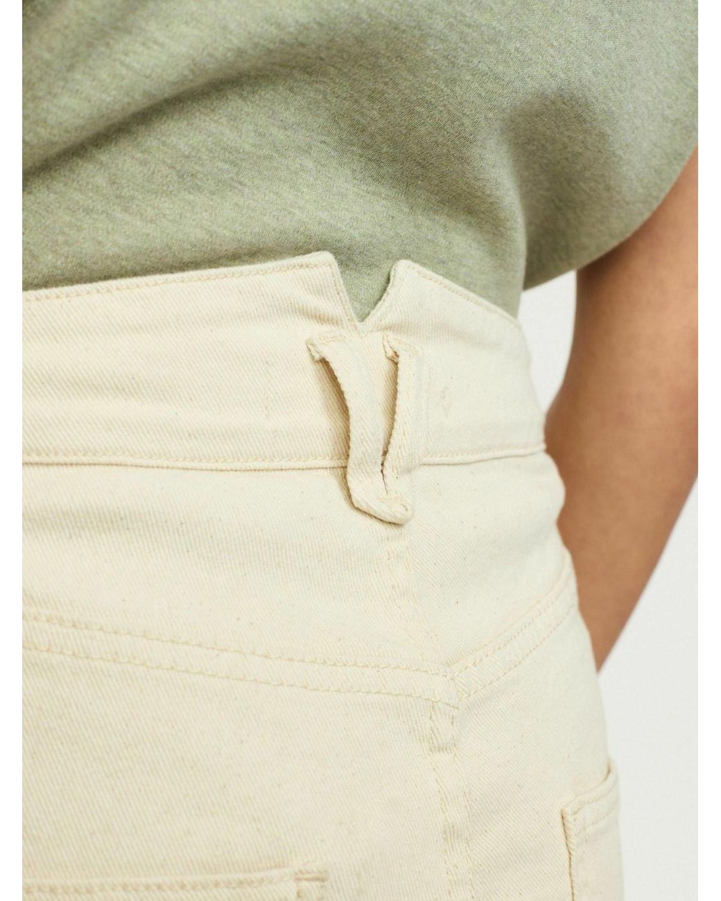 SOFT REBELS White Jeans Srcaja