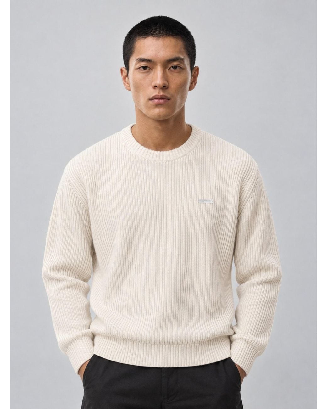 Lowkey Pullover in White für Herren
