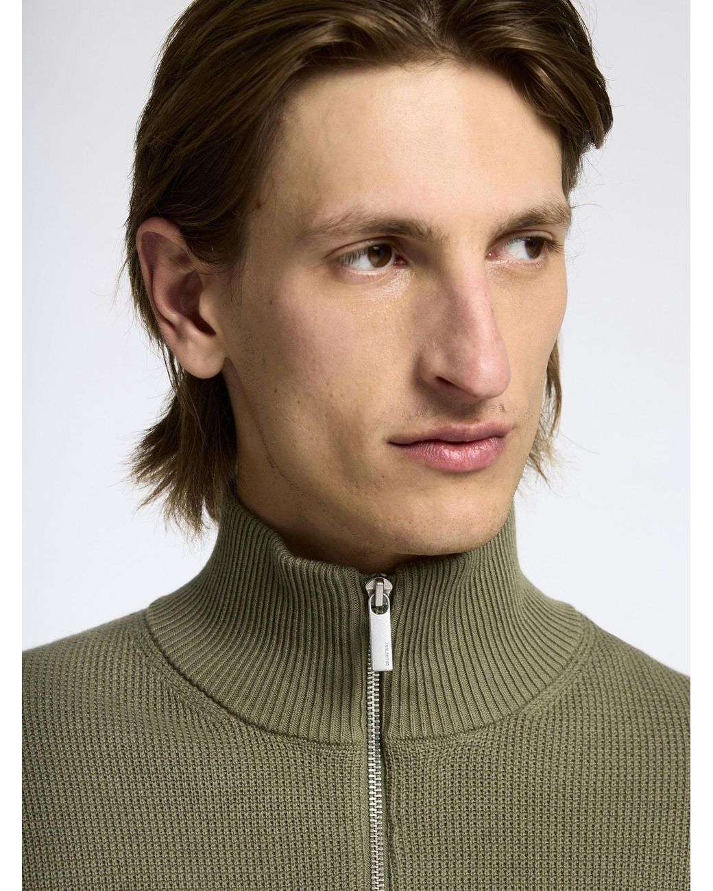 SELECTED Pullover Slhdane in Green für Herren