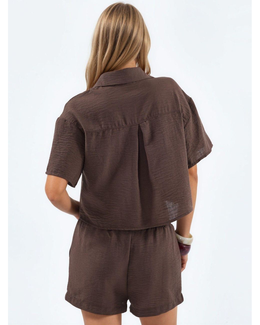 Busem Brown Bluse