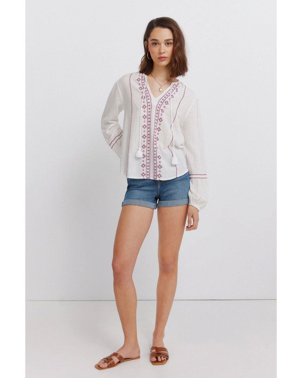 Springfield White Bluse