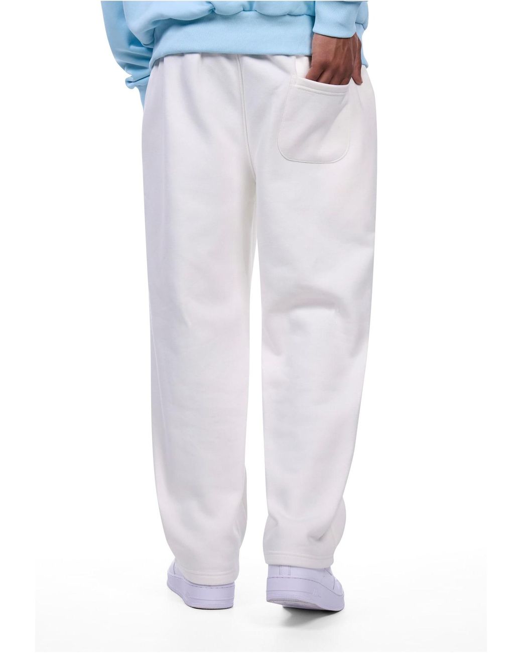 Dropsize Hose in White für Herren