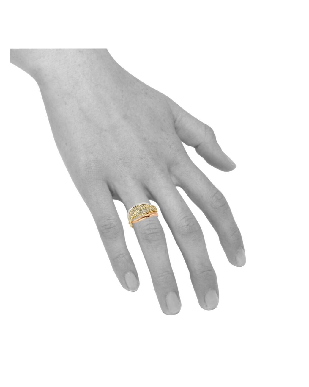 Fascination by Ellen K. Metallic Ring