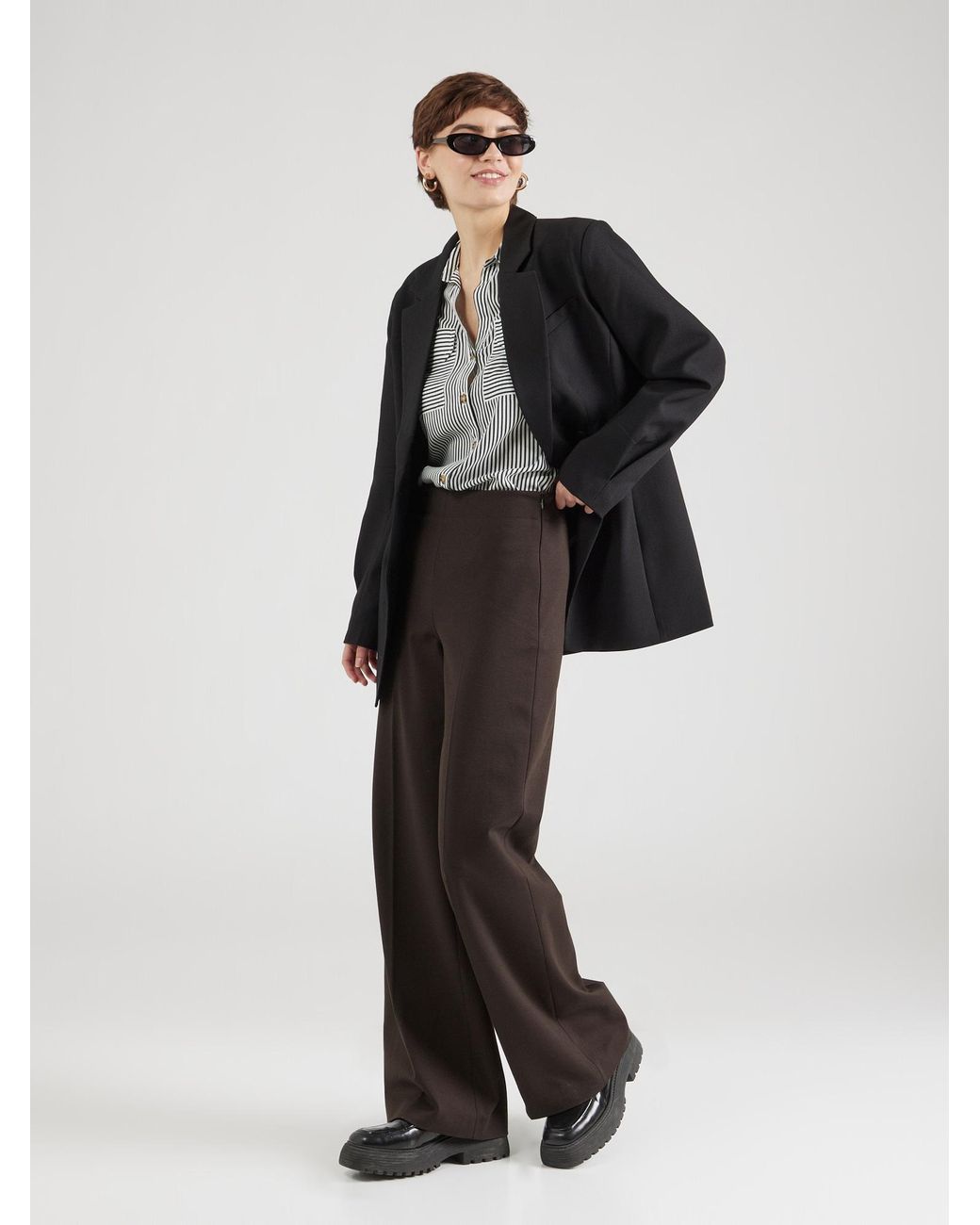 Vero Moda Gray Bluse Vmbumpy
