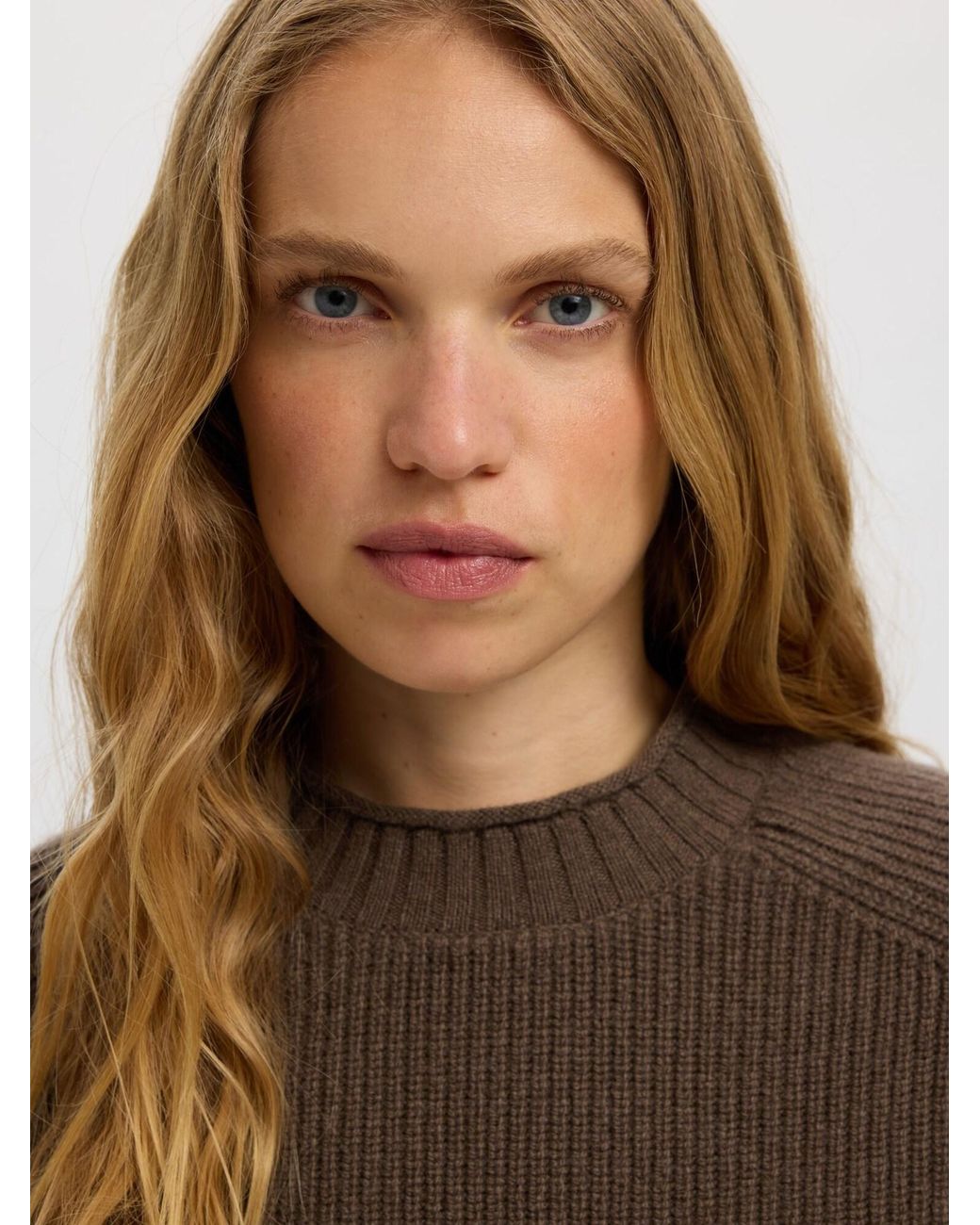 SELECTED Brown Pullover