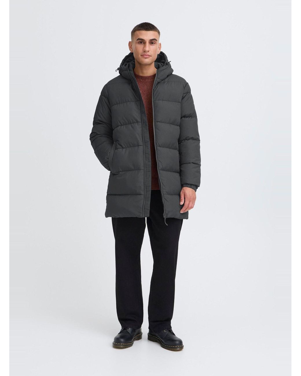 Solid Steppmantel Sdmarlo in Gray für Herren