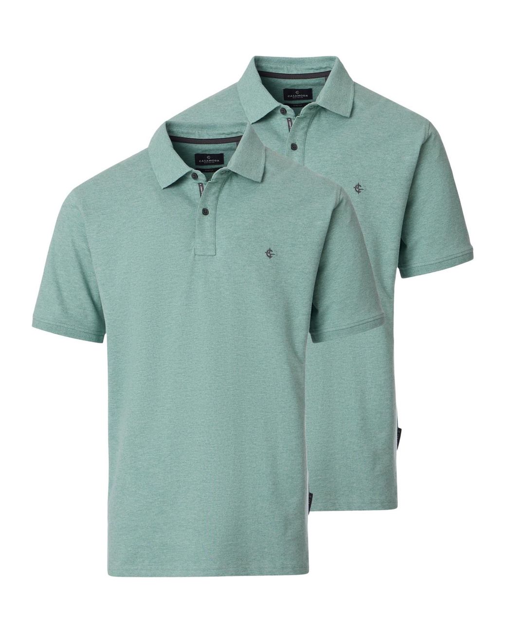 CASA MODA Shirt Basic in Green für Herren