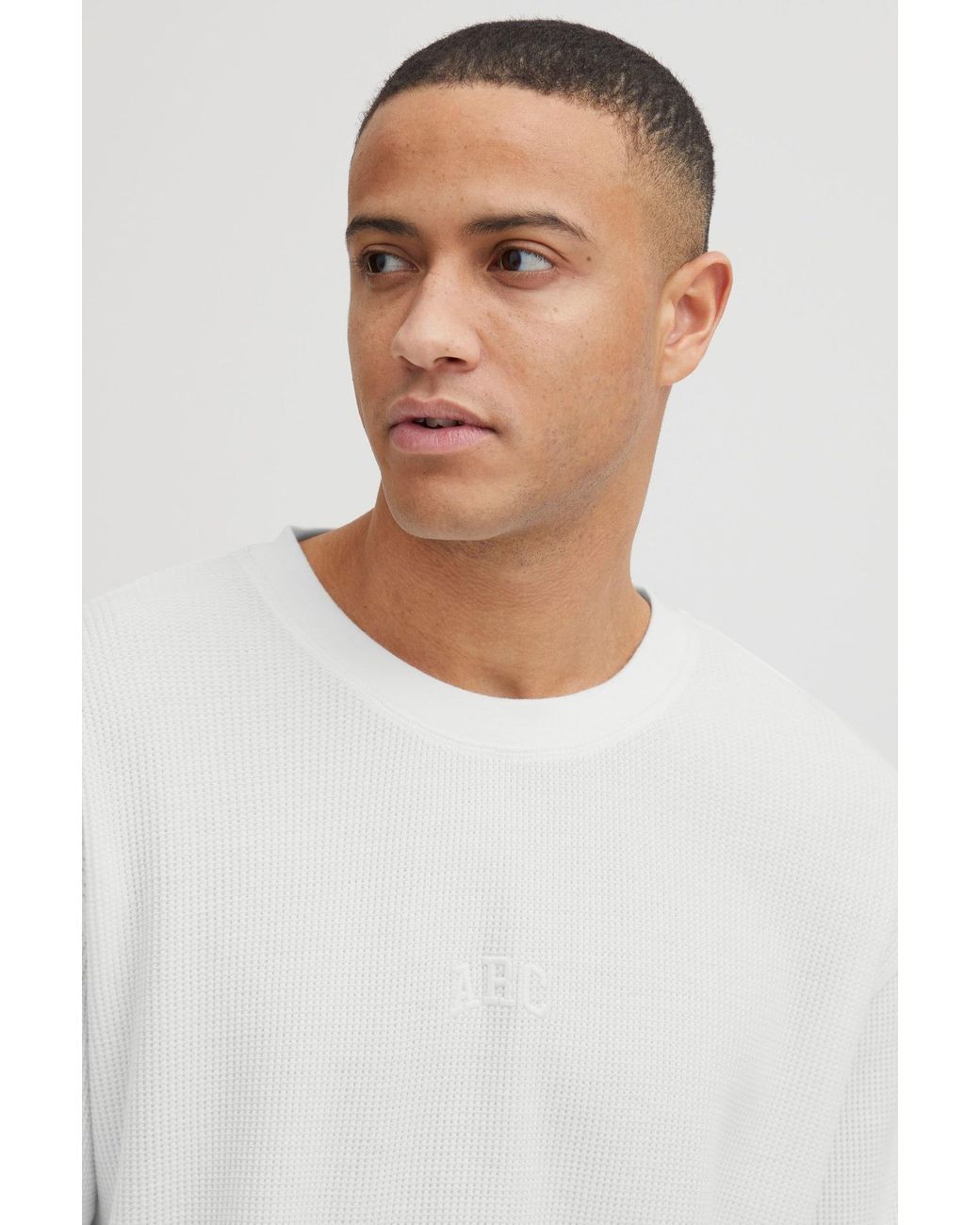 Solid Sweatshirt Fletcher in White für Herren
