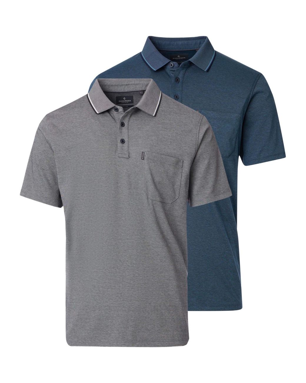 CASA MODA Shirt Basic in Blue für Herren