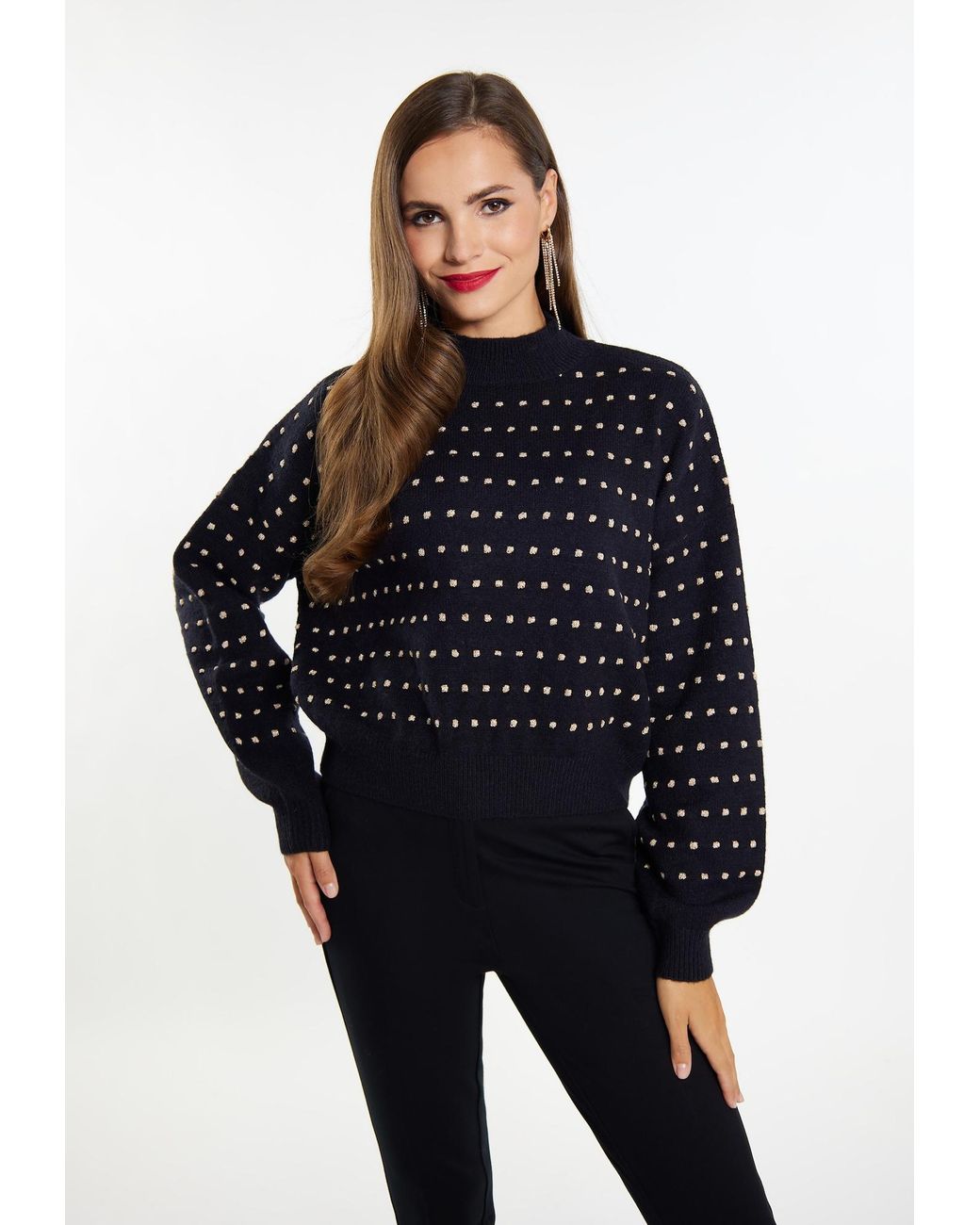 faina Blue Pullover Imane