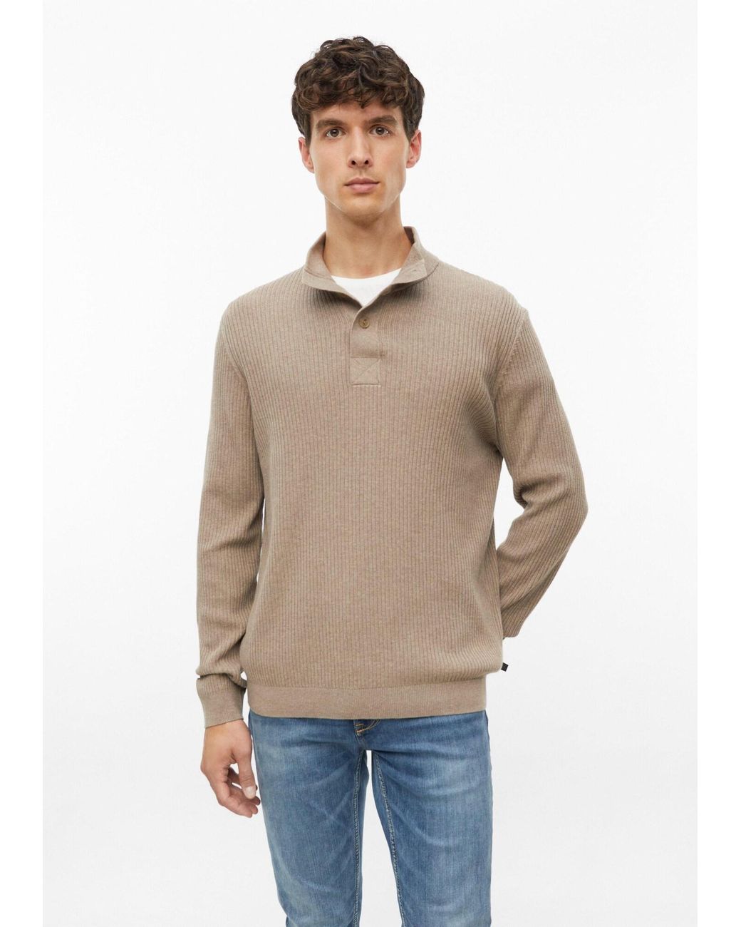 S.oliver Pullover in Natural für Herren