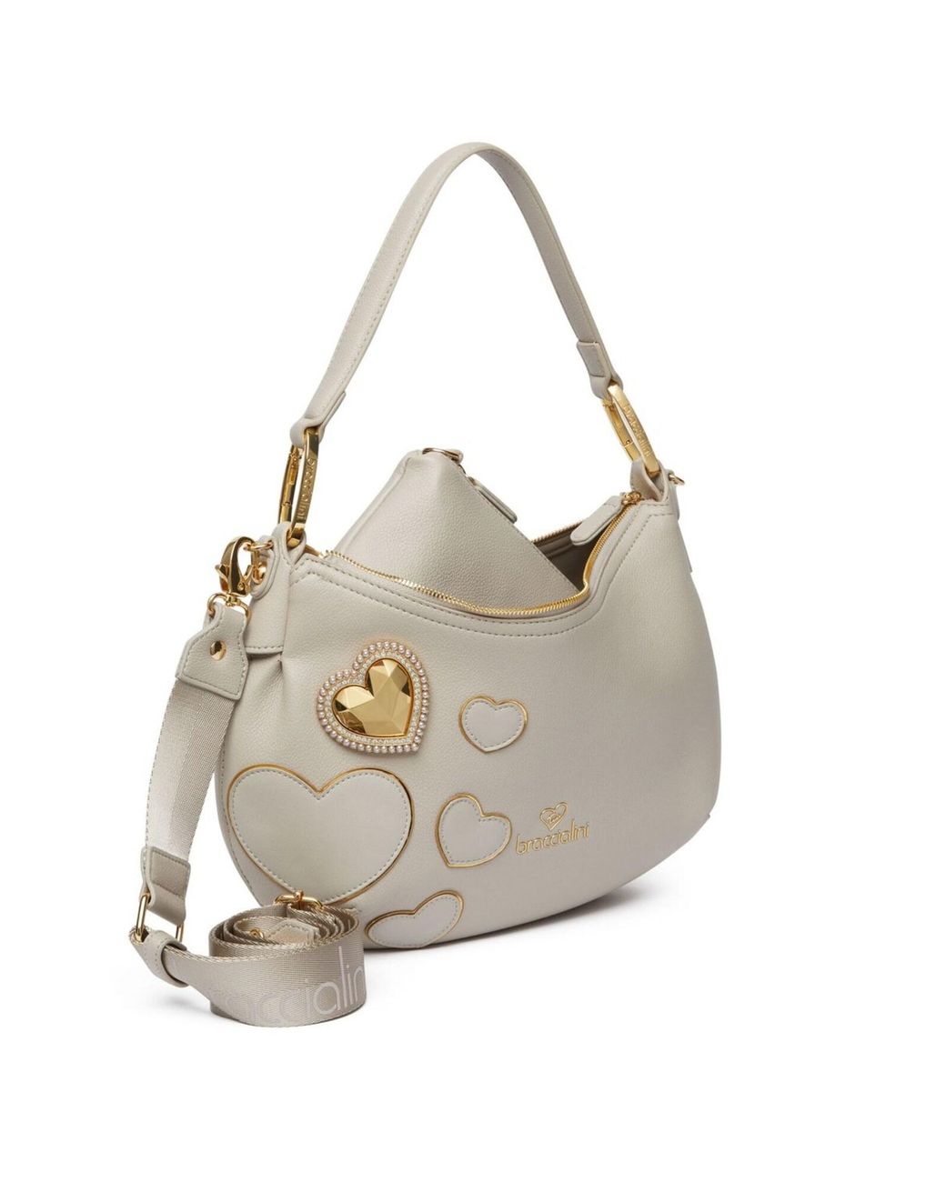 Braccialini Gray Schultertasche Beth Patch