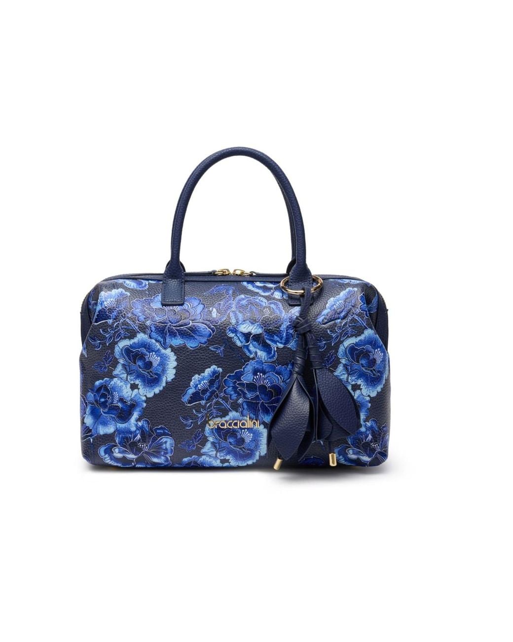 Braccialini Blue Handtasche Flower