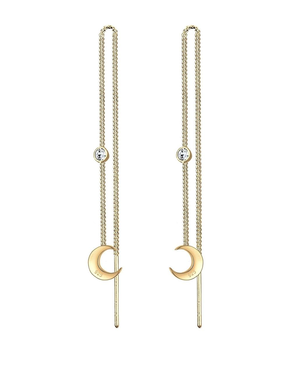 Elli Jewelry White Ohrringe Luna