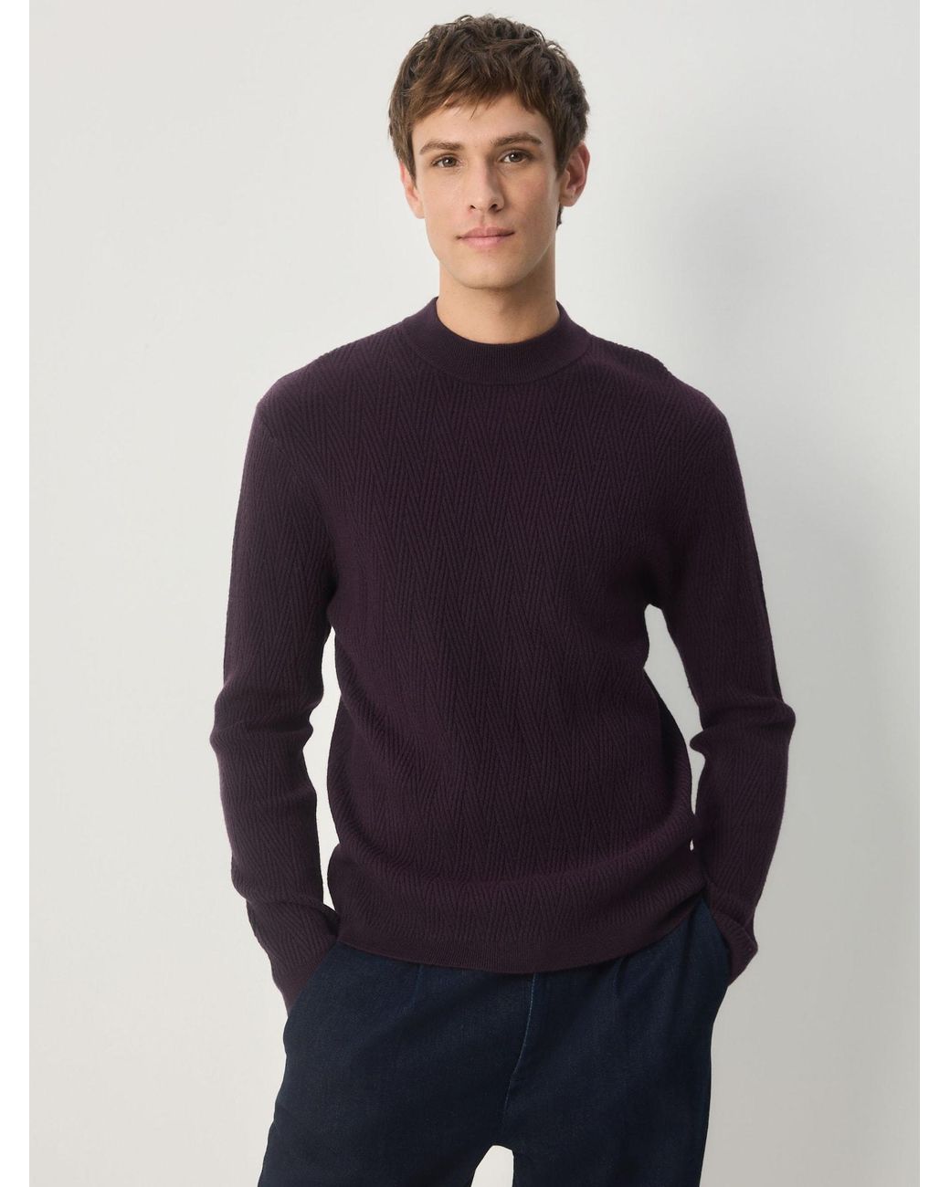 Next Pullover in Purple für Herren