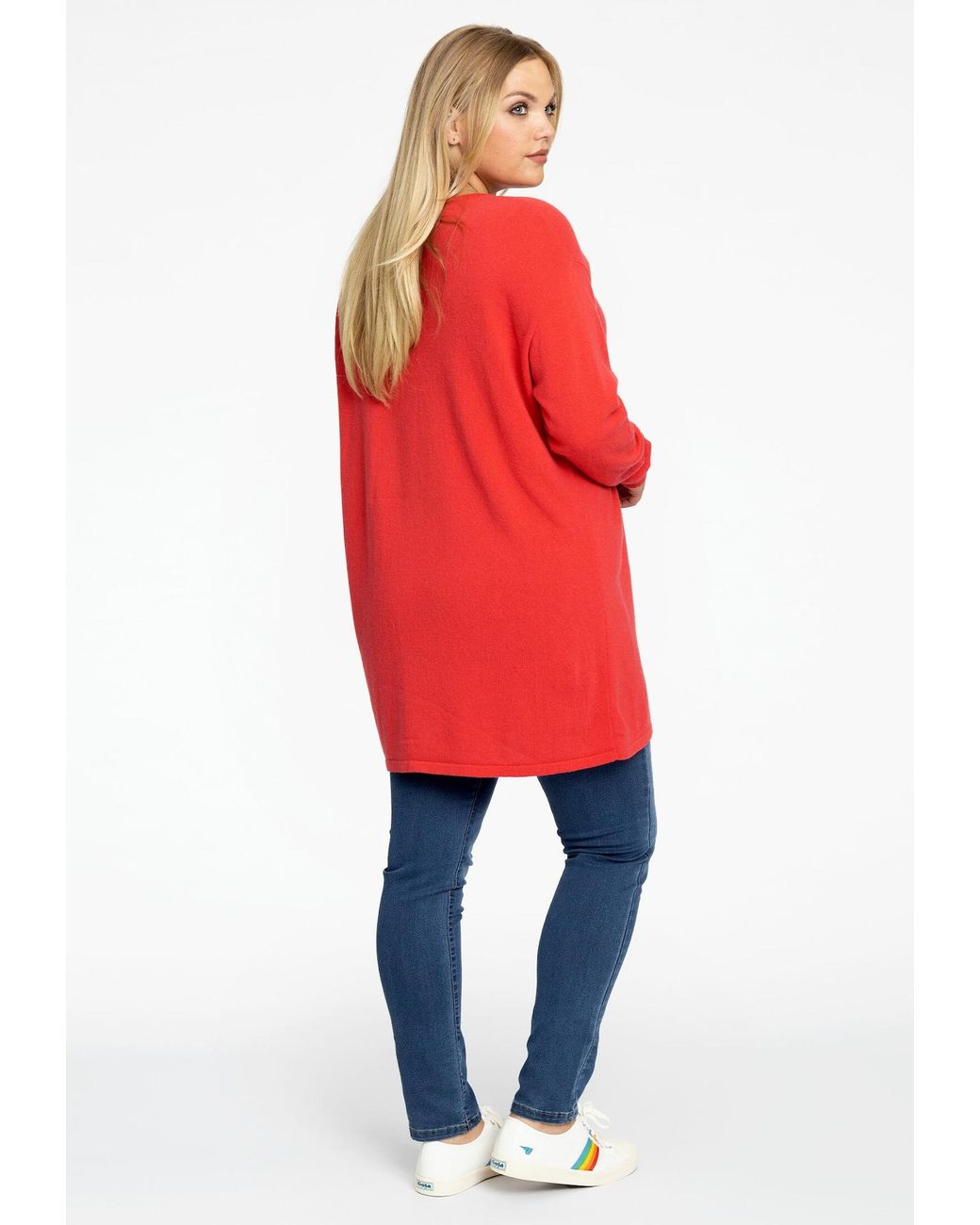 Yoek Red Pullover