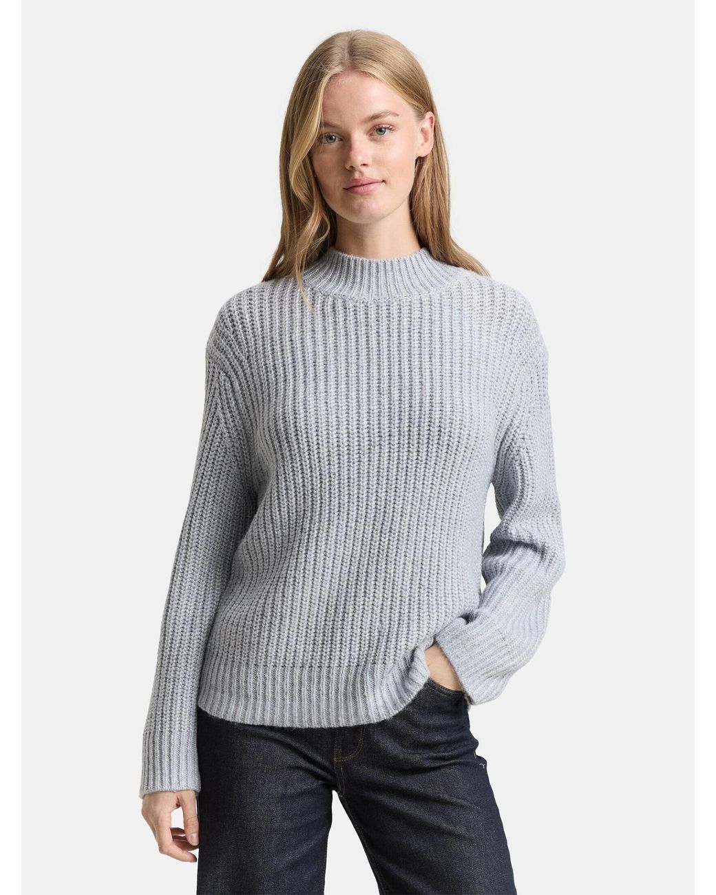 Tom Tailor White Pullover