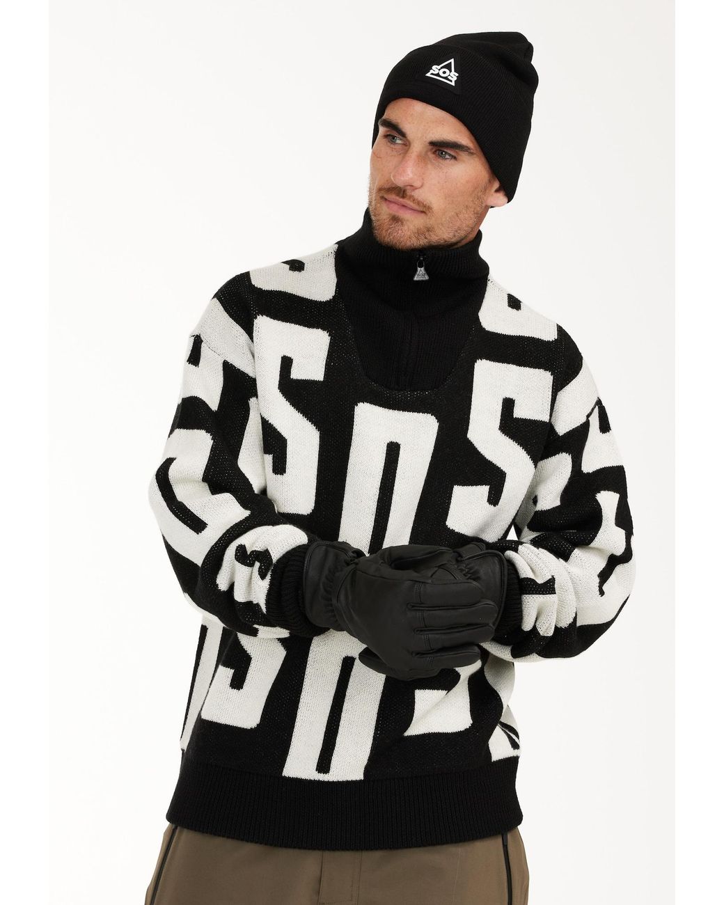 S.o.s. Pullover Verbier in Black für Herren