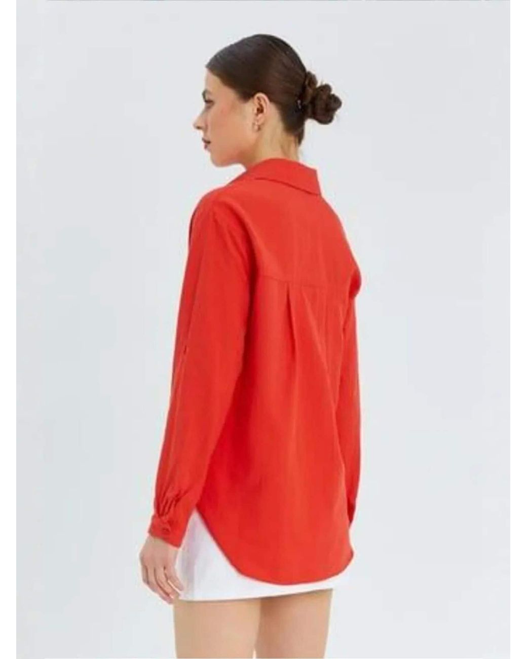 MixRay Red Bluse