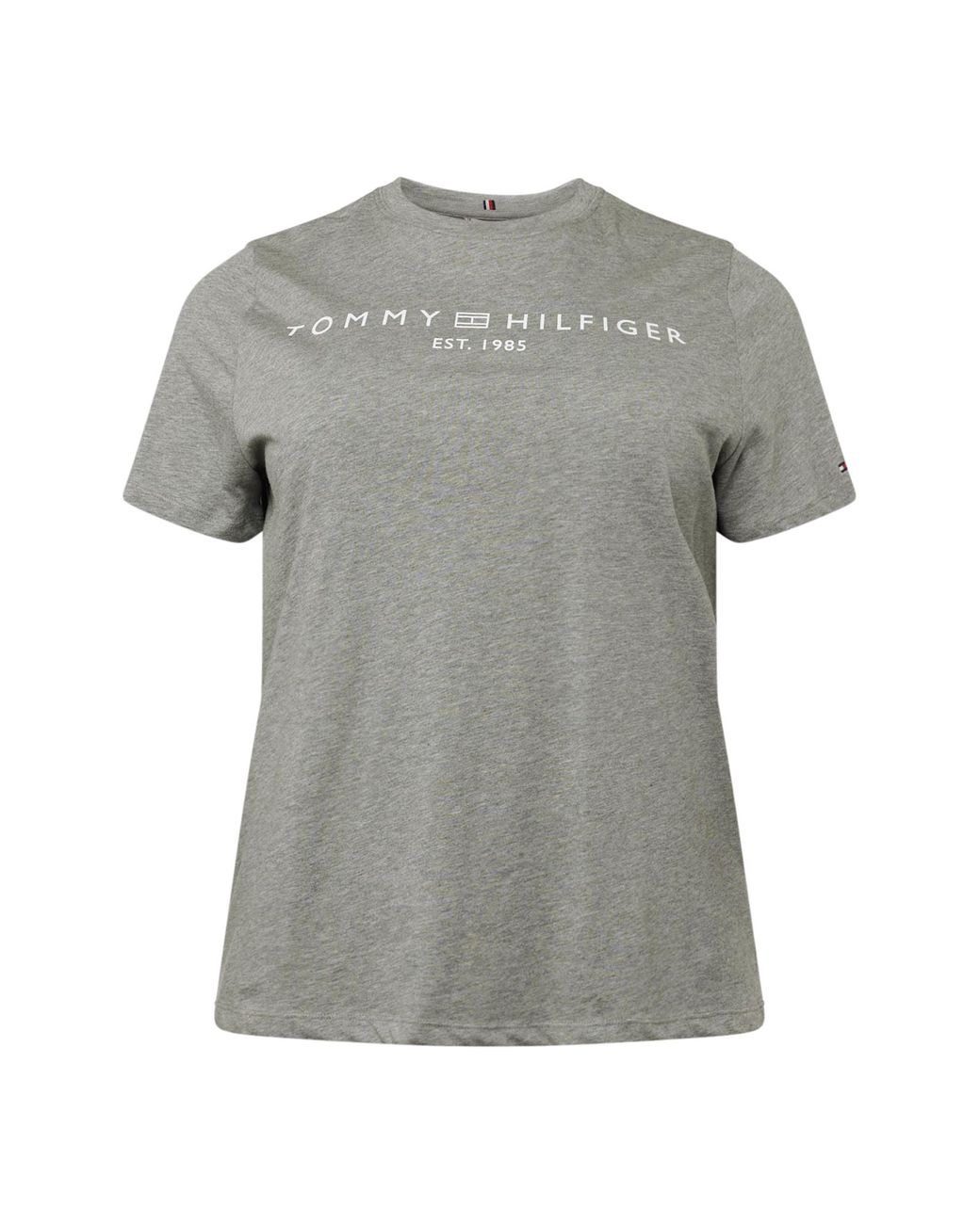 Tommy Hilfiger Curve T-shirt in Grau | Lyst DE | T-Shirts