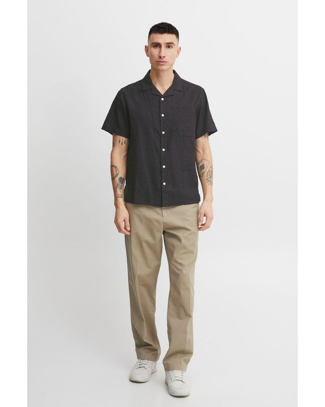 Solid Hemd Allan in Black für Herren
