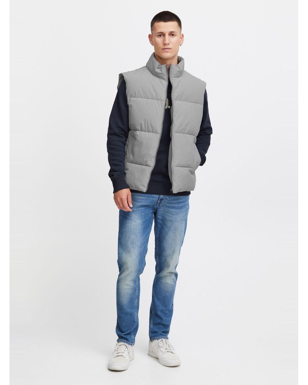 Solid Weste in Gray für Herren