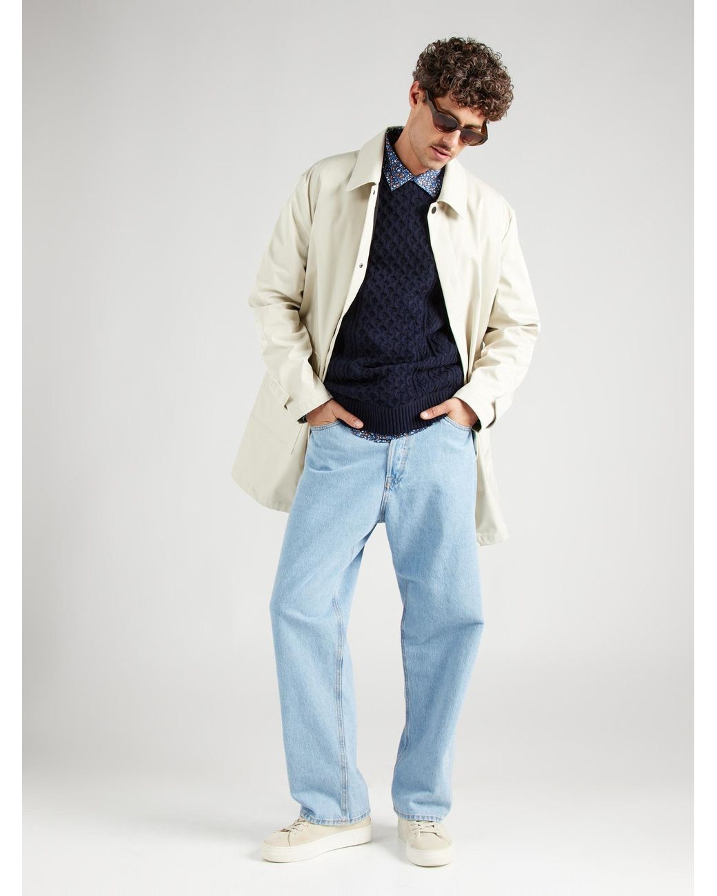 INDICODE Pullover Belinski in Blue für Herren
