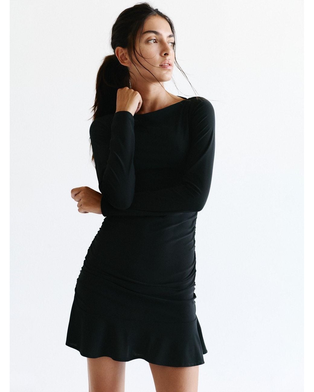 Pull&Bear Black Kleid