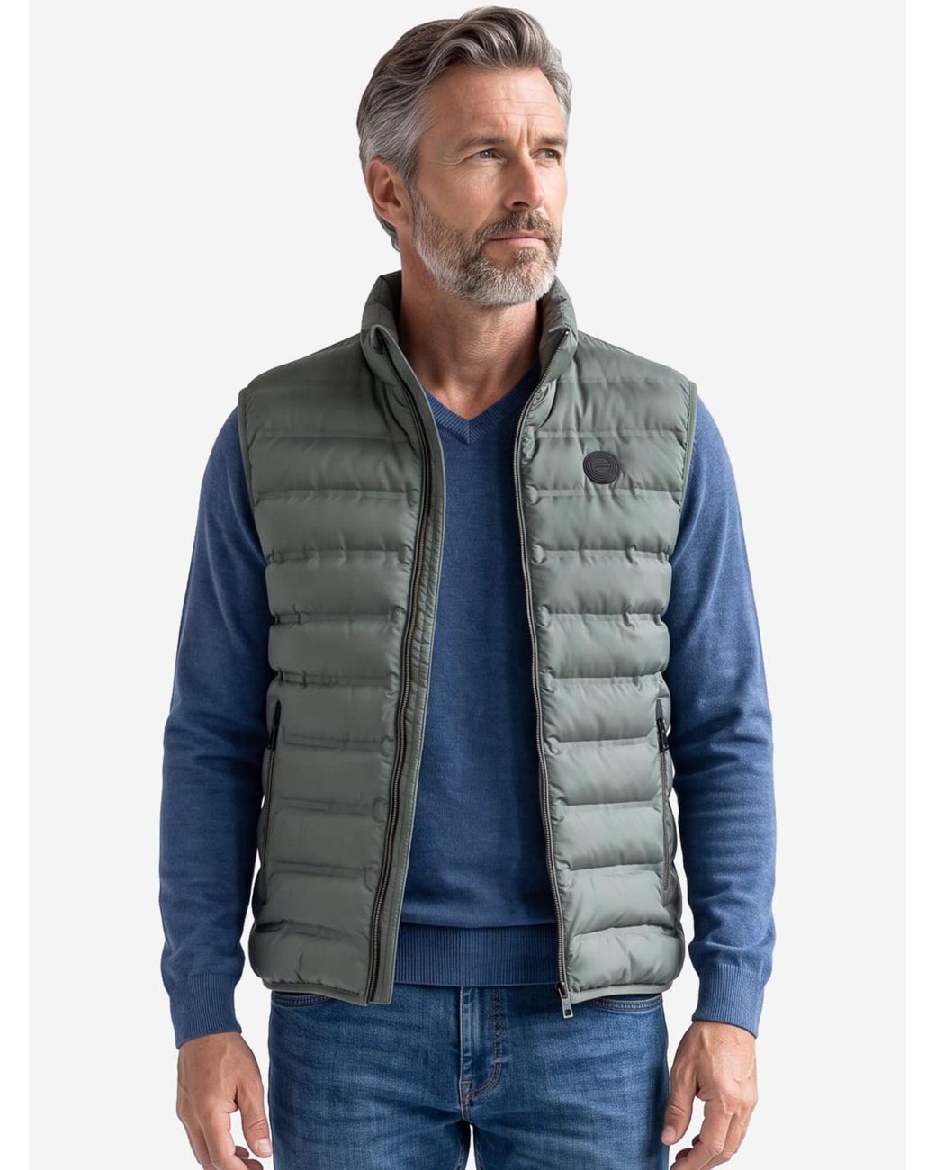 Redmond Weste Basic in Green für Herren
