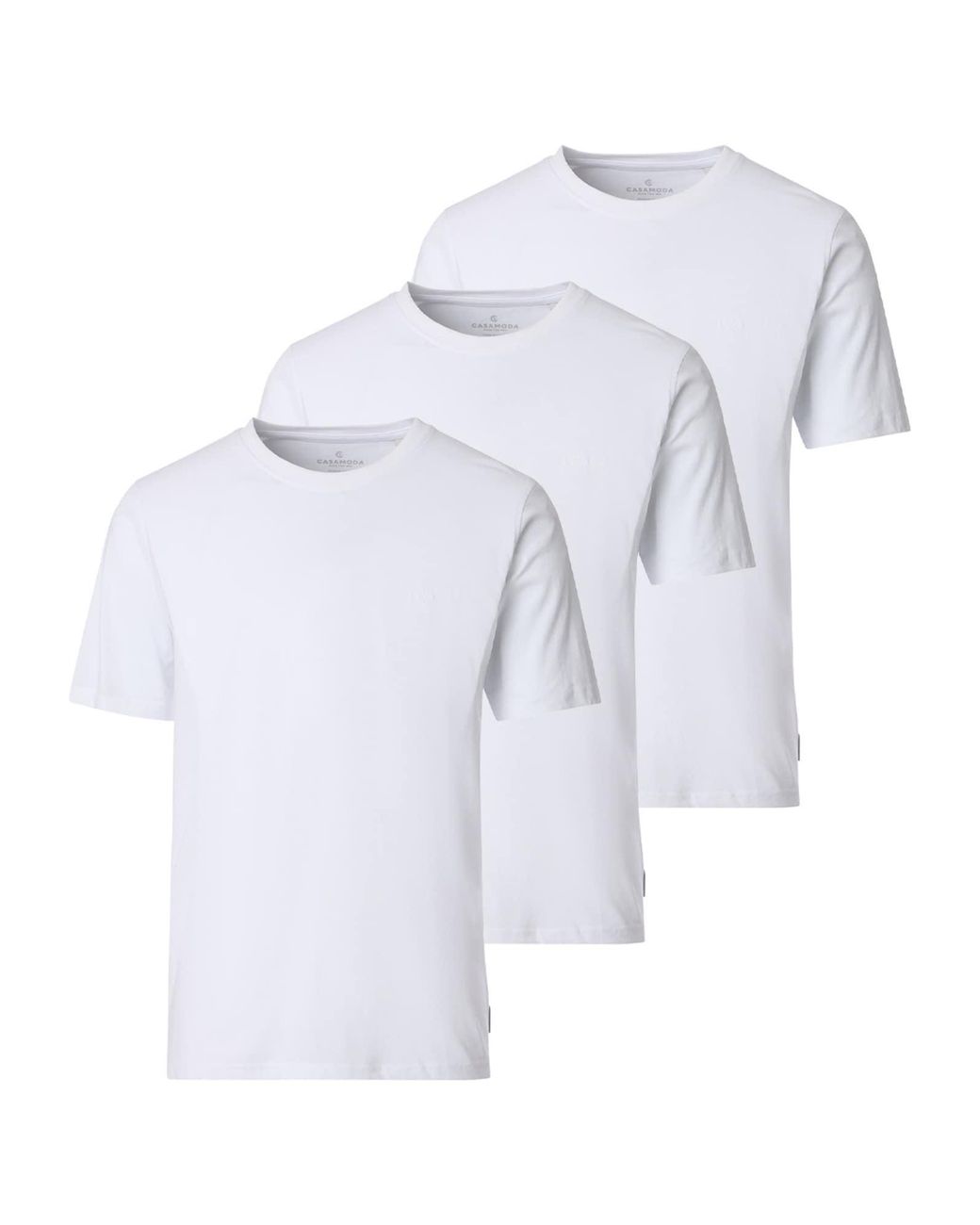 CASA MODA Shirt Basic in White für Herren