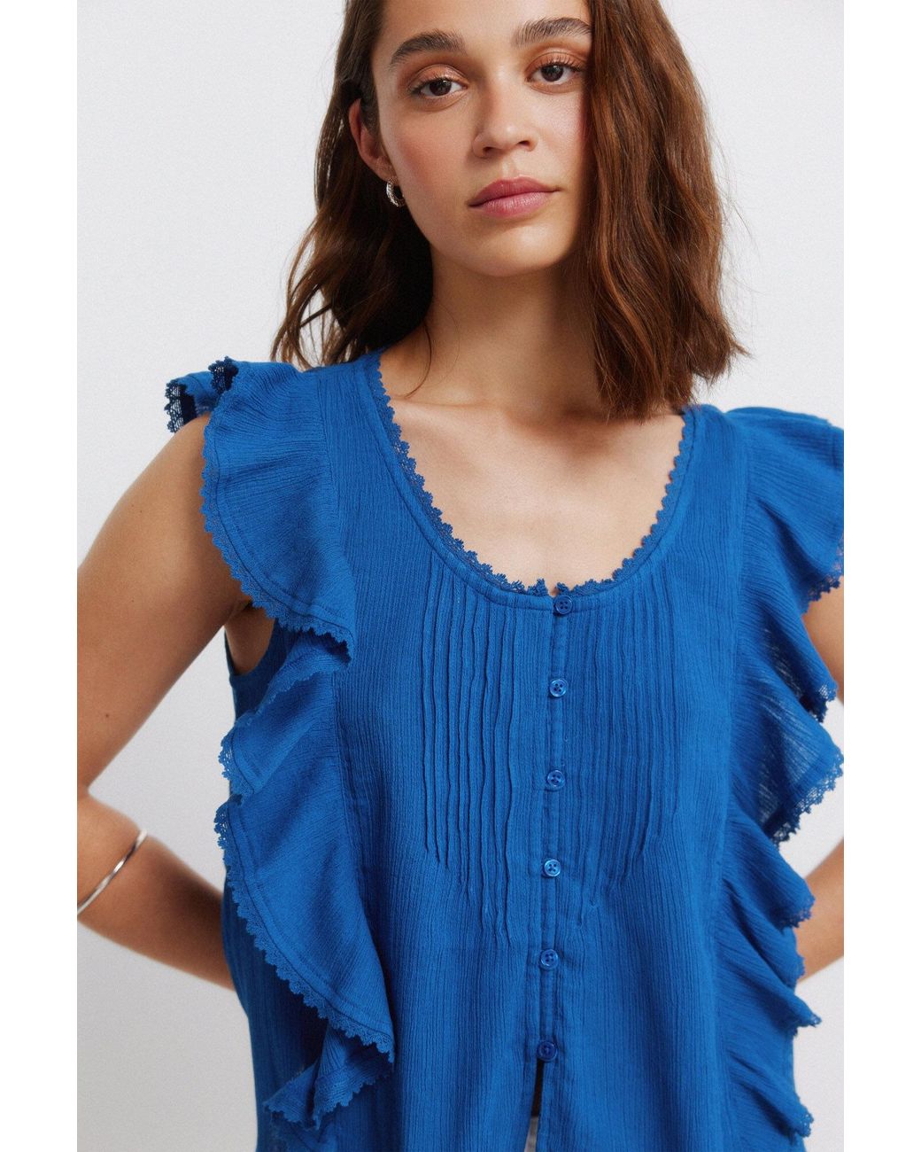Springfield Blue Bluse