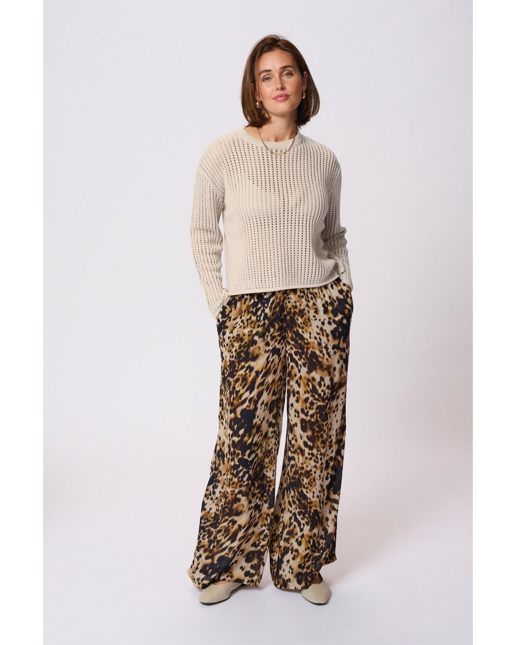 Kaffe White Pullover Kasolar