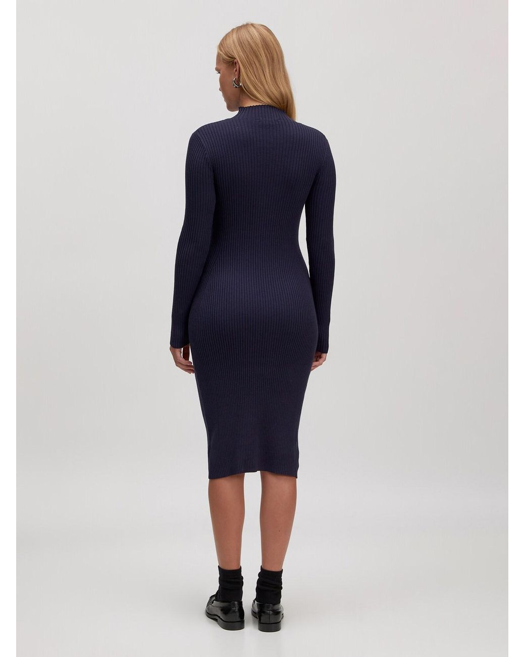 EDITED Blue Strickkleid Hada