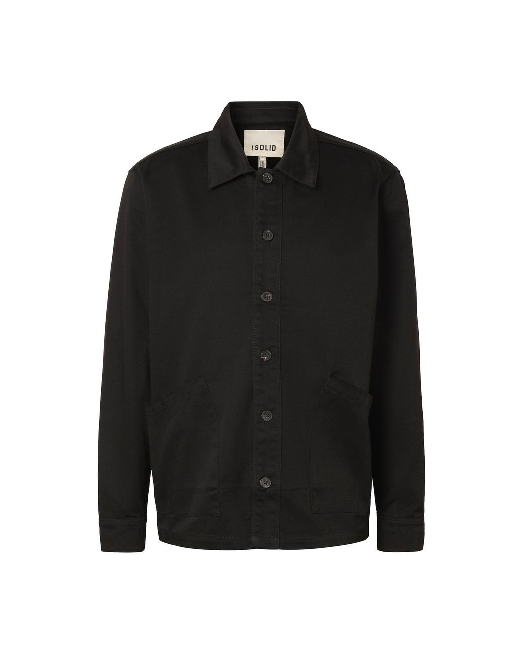Solid Hemd Dossie in Black für Herren