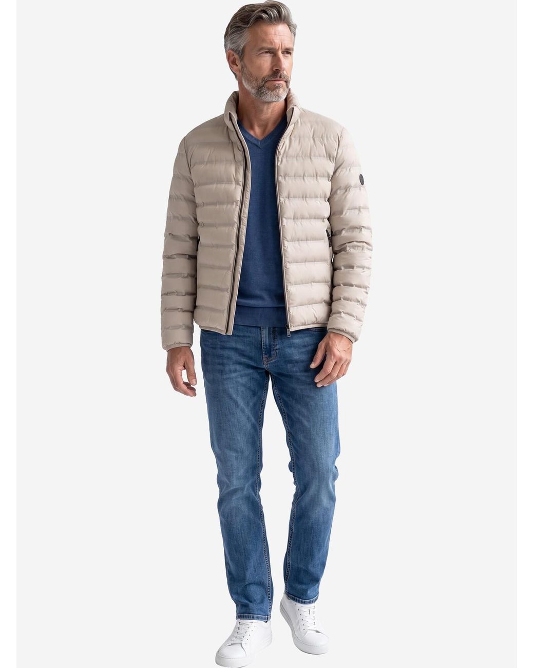 Redmond Übergangsjacke Basic in Natural für Herren