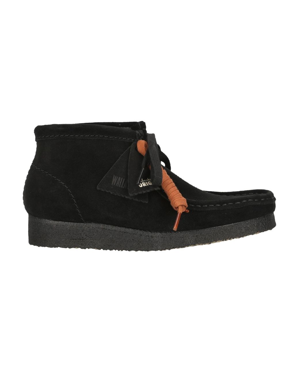 Clarks Black Schnürschuhe Wallabee Boot