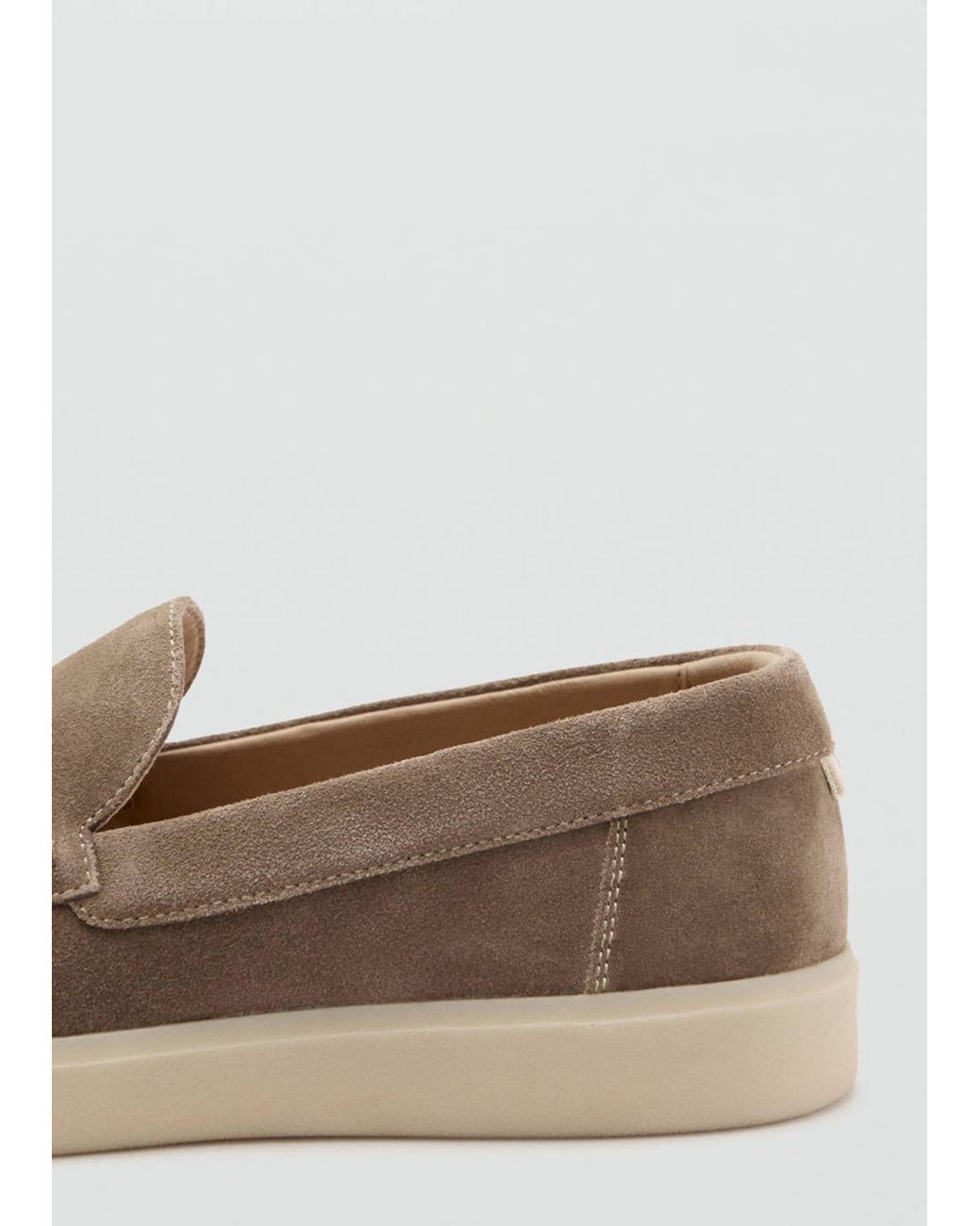 Mango Mokassin Easy in White für Herren