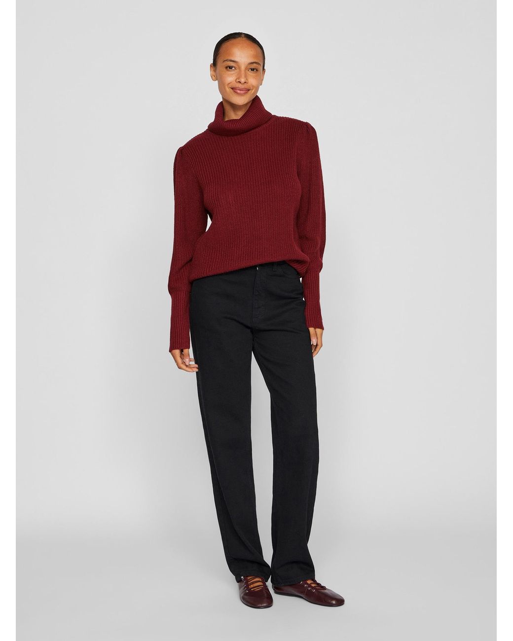 Vila Red Pullover Vilou
