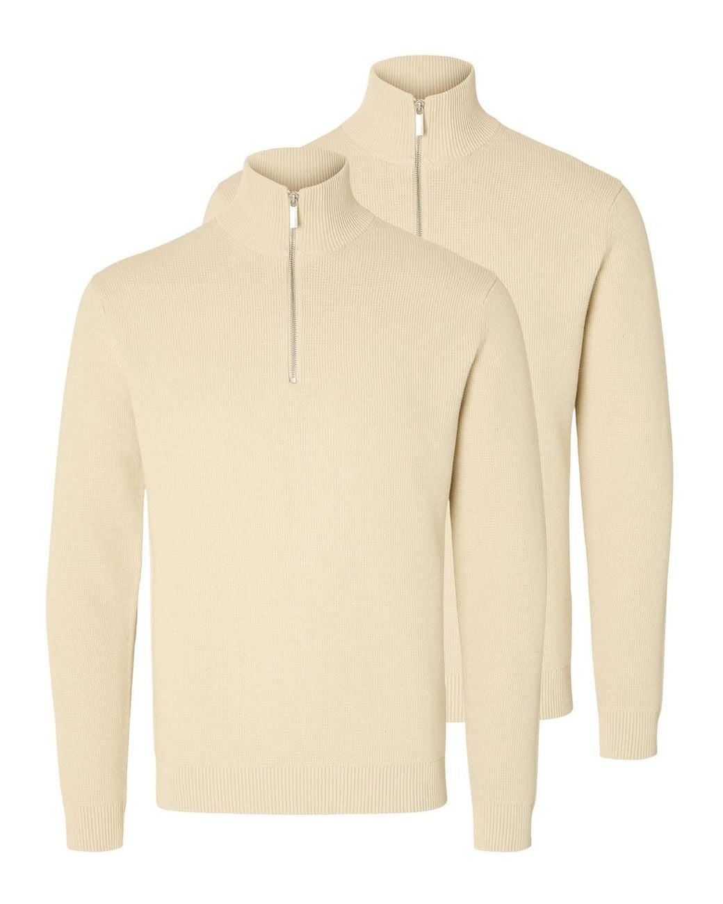 SELECTED Pullover Dane in Natural für Herren