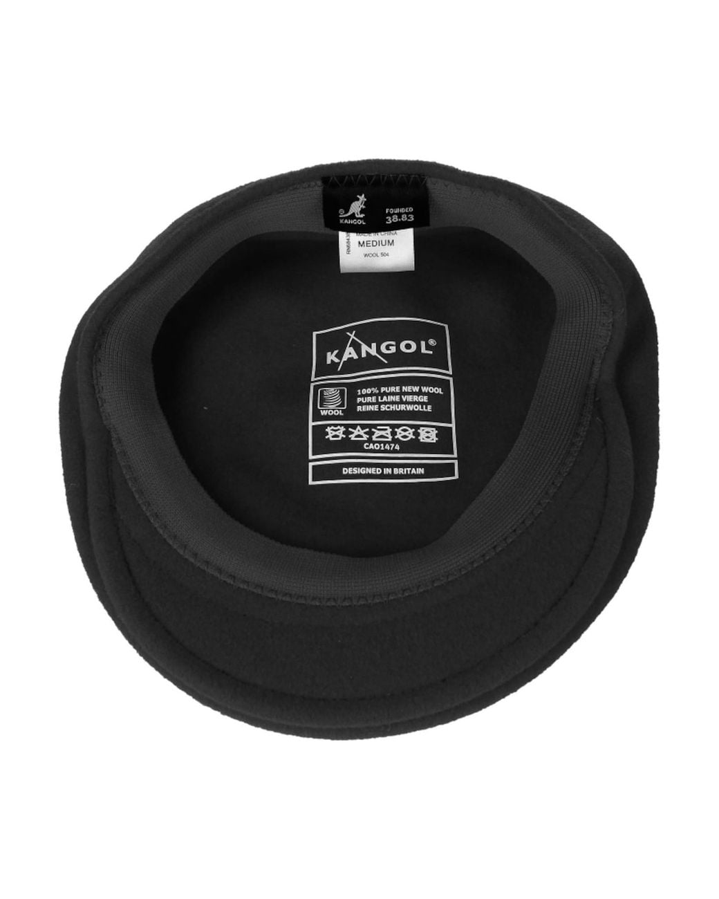 Kangol Black Mütze